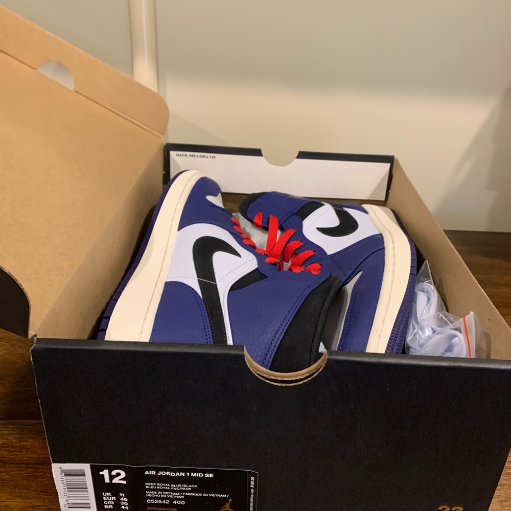 Air Jordans Mid Size. Worn a couple times.
